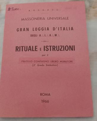 Rituale massonico 1966 secondo grado