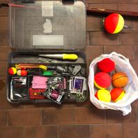 2 canne 2 mulinelli attrezzatura pesca siluro