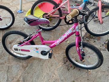 3 Bici bambino/a ruote 16 pollici
