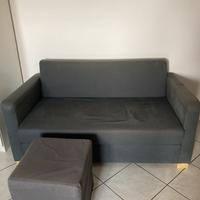 Ikea Solsta divano-letto 2 posti + poggiapiedi