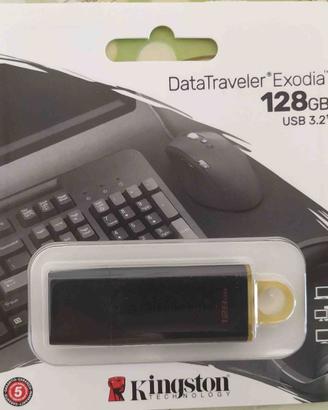 Pen Drive 128 kingston 3.2