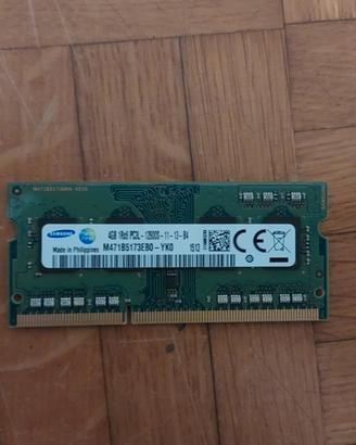 RAM Samsung SODIMM 4Gb DDR3