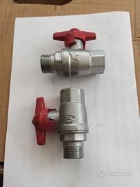 10 VALVOLE A SFERA NICHELATE MF E FF