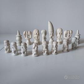 Scacchiera in pietra Saponaria Kenia