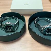 Rolex - set di 2 Svuota tasche di colore verde