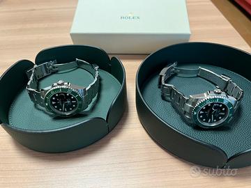 Rolex - set di 2 Svuota tasche di colore verde