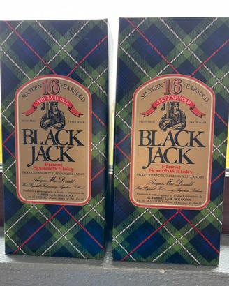 2 Whisky Black Jack 16 Years Old Vintage