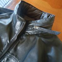 GIUBBOTTO BOMBER DA UOMO REVERSIBILE IN VERA PELLE