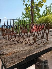 Coppia portavasi vintage in ottone