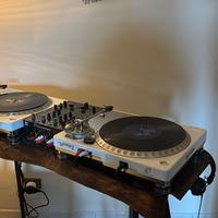 Pioneer Dj  DJM 400 e giradischi con puntine Shure