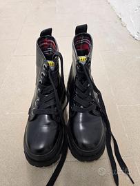 Anfibi Buffalo neri platform taglia 38 (UK 5)