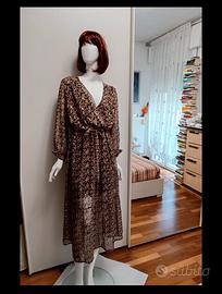 Vestito lungo velato L-XL vestibilità comoda 