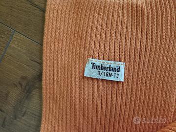 Sciarpa timberland nuova arancione 3/12  mesi