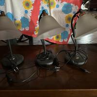 3 Abat-jour e 2 Lampadari in ferro