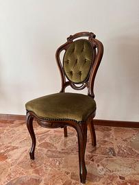N. 5 sedie stile Luigi XVI, 20 euro ciascuna