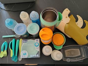 biberon e occorrente pappe 