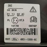 FARO ANTERIORE DESTRO FORD Focus Berlina 3Â° Serie