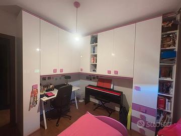 Cameretta angolare  con doppio letto 