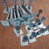 Serie 20 piedini metallo per mobili