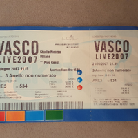 Biglietto Vasco Live 2007