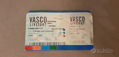 Biglietto Vasco Live 2007