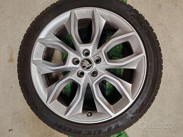 4 cerchi in lega originali Skoda da 18"+ 4 gomme
