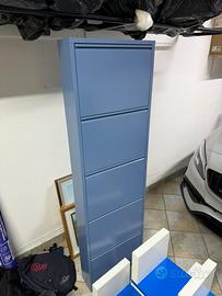 Scarpiera blu