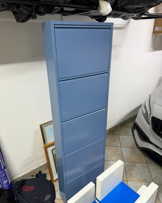 Scarpiera blu