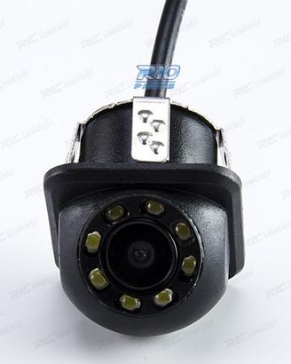 RETROCAMERA POSTERIORE CON LED PER VISIONE NOTTURN