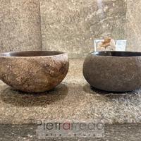 Lavandino in sasso di fiume da 20 cm a 25 cm