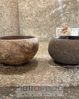 Lavandino in sasso di fiume da 20 cm a 25 cm