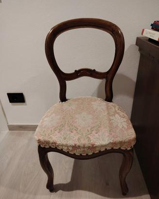 🪑 Set 4 Sedie Vintage Stile Luigi Filippo Anni 50