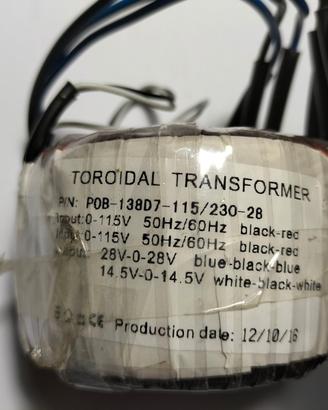 TRASFORMATORE TOROIDALE