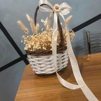 Cesto floreale con fiori secchi!