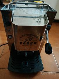 macchina caffè Faber a cialde inox con gruppo 