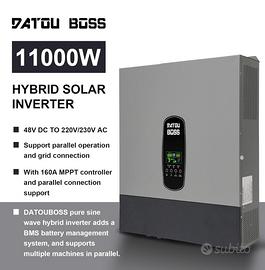 DATOUBOSS 11KW Inverter ibrido sinusoidale puro 48