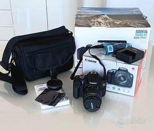 Reflex Canon EOS 2000D con Kit completo