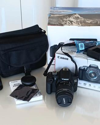Reflex Canon EOS 2000D con Kit completo
