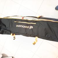 sacca porta sci snow trolley impermeabile