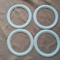 4 fasce bianche per cerchi da 12 pollici ATLAS