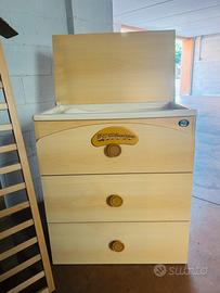 Fasciatoio e lettino Pali