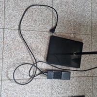 Lampada da terra dimmerabile, con buttone terra