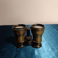 BINOCOLO TEATRO ANTICO OTTONE VINTAGE OPERA GLASSE