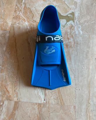 Pinne da Nuoto Nabaiji Decathlon Blu Taglia 35/36