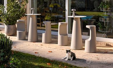 Set tavolo con sgabelli interno esterno fade fura