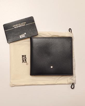 Montblanc portafoglio portacarte 8cc NUOVO pelle 