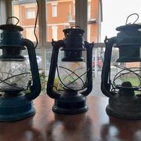 Tre lanterne vintage