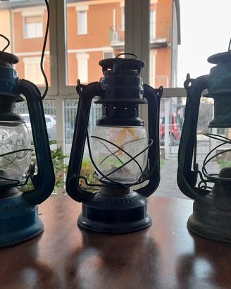 Tre lanterne vintage