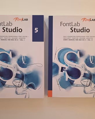 Manuali software FontLab5 per Mac OS