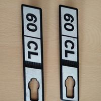 Fiat Ritmo 60 CL Targhette Laterali